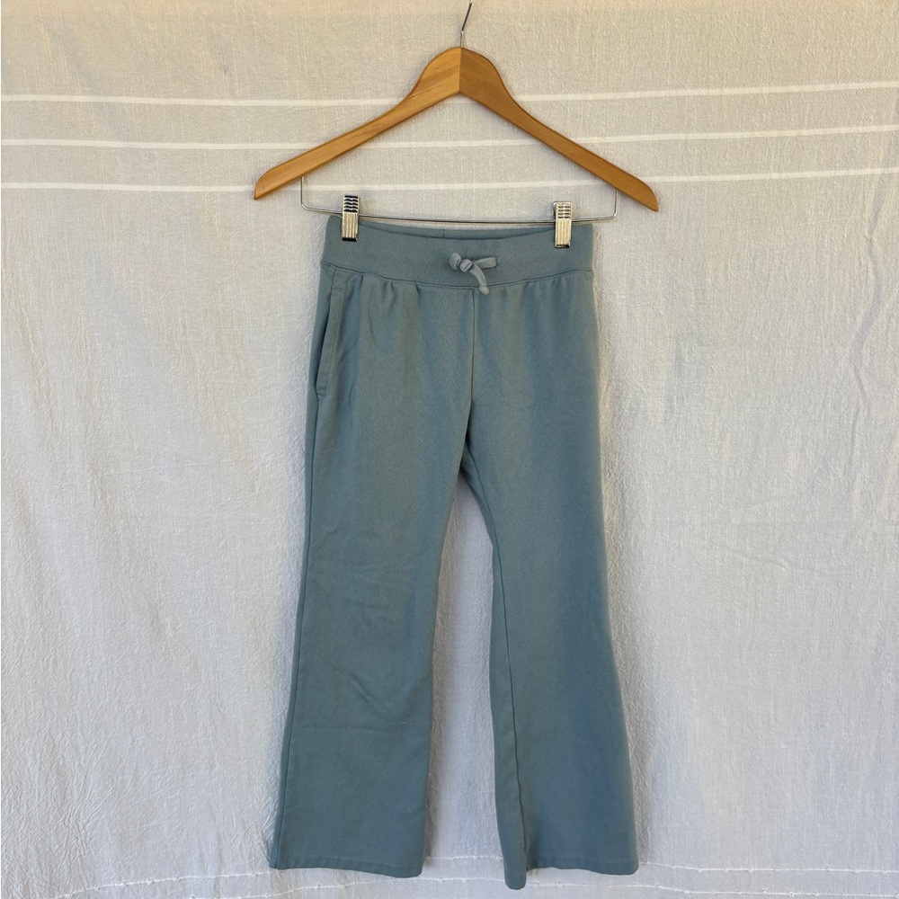 Girls light blue Abercrombie sweat pants